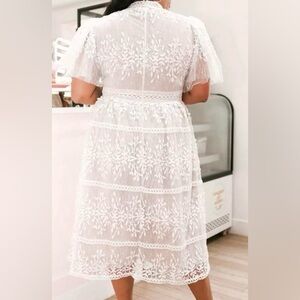 Sicily Flutter Sleeve Dress